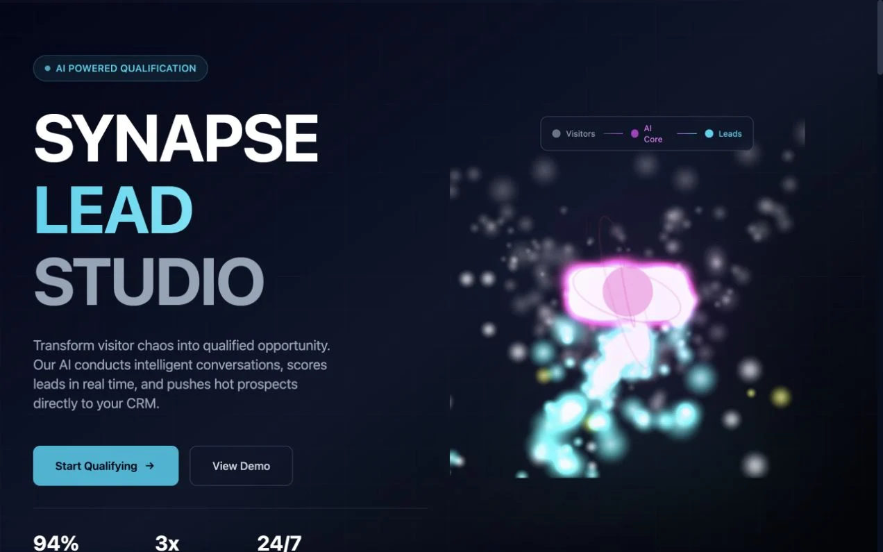Synapse Lead Studio interface preview